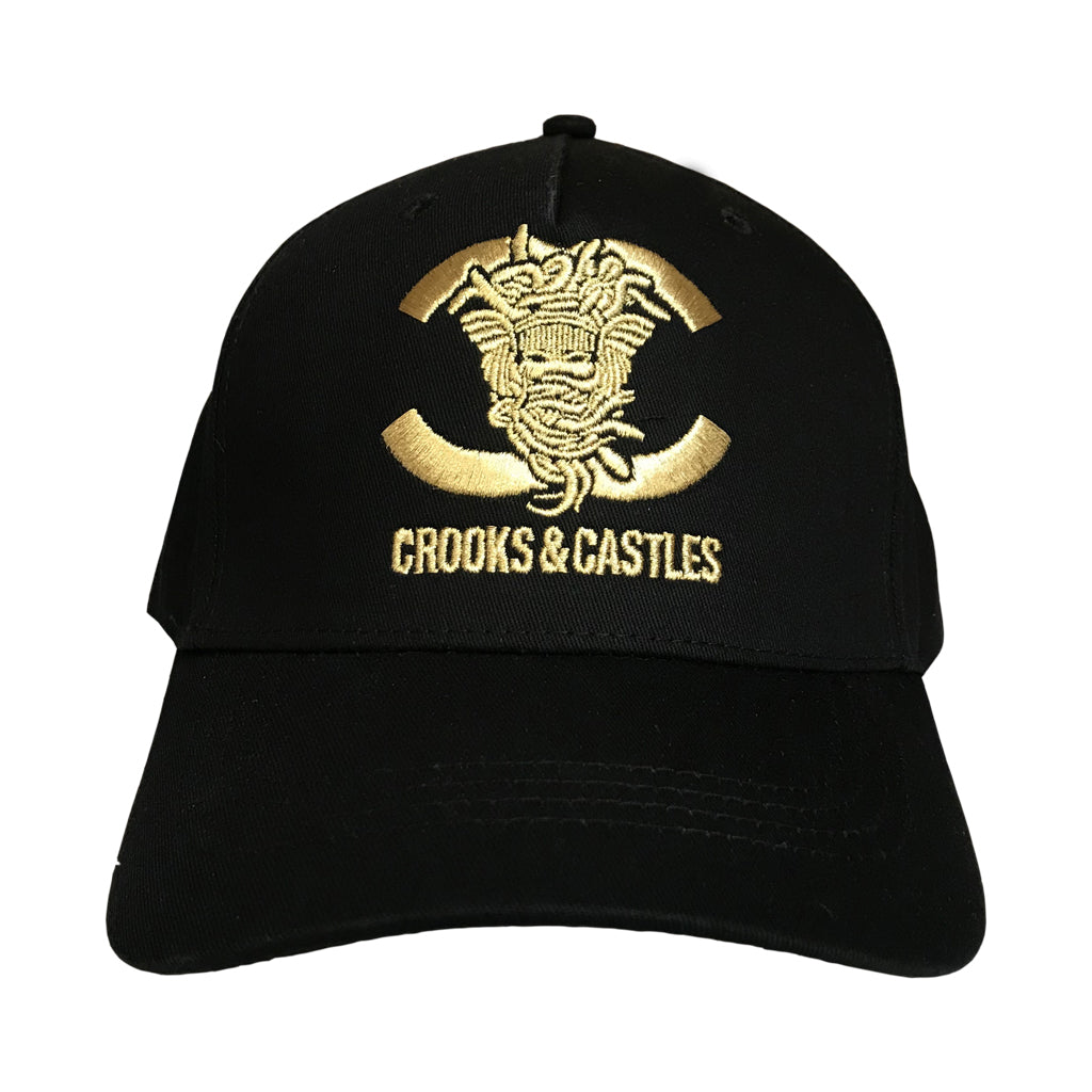 Crooks & Castles CC Medusa Lux Snapback Cap Black