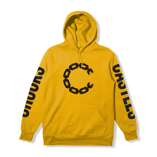 Crooks & Castles Castle Chain Hoodie Mustard