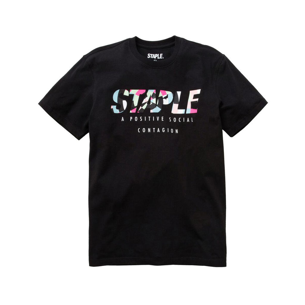 Staple Pigeon Chromatic Logo T-Shirt Black
