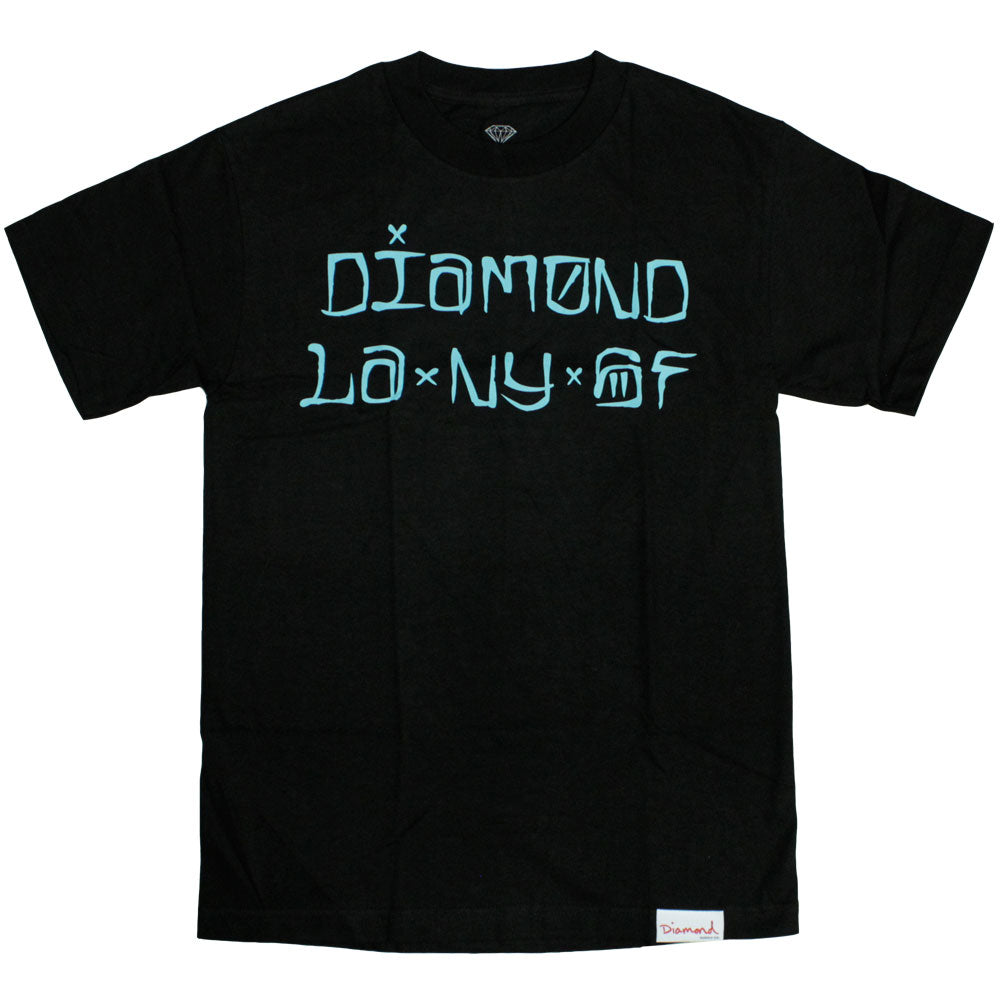 Diamond Supply Co Cities T-Shirt Black