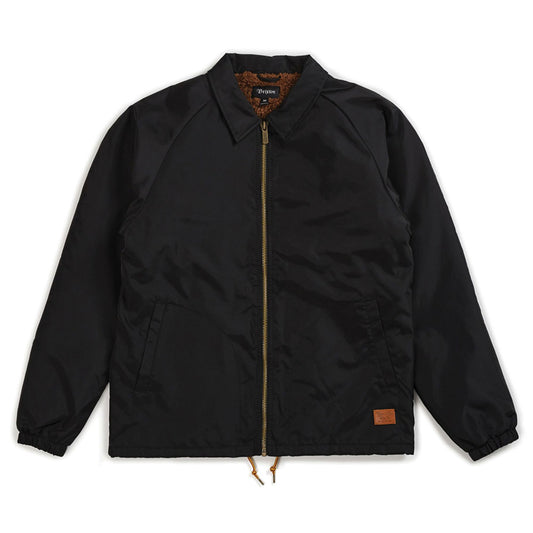 Brixton Claxton Collar Sherpa Jacket Black