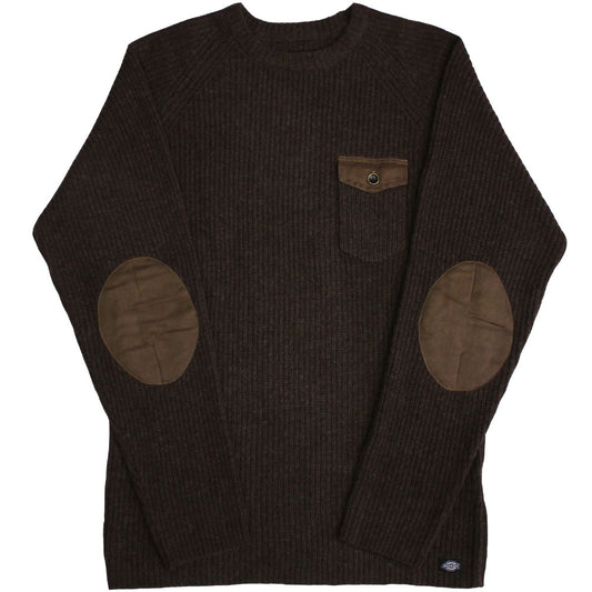 Dickies Clinton Knitted Sweater Chocolate Brown