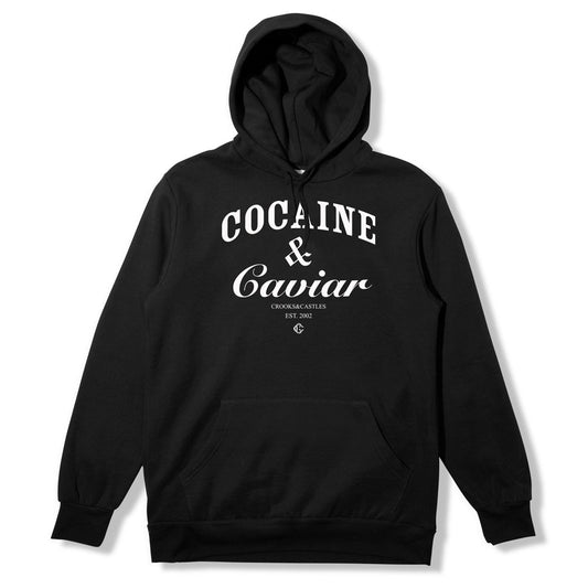 Crooks & Castles Cocaine & Caviar Pullover Hoodie Black