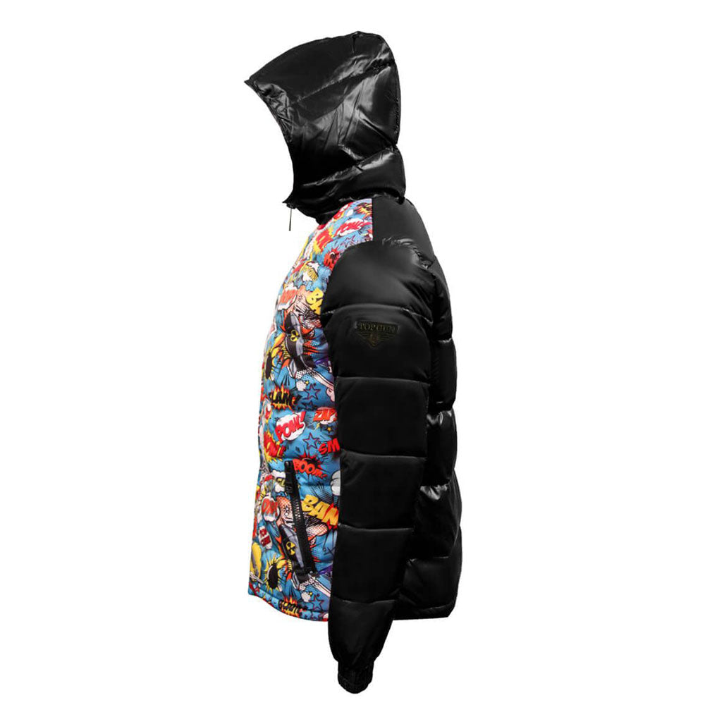 Top Gun Comics Down Jacket Black