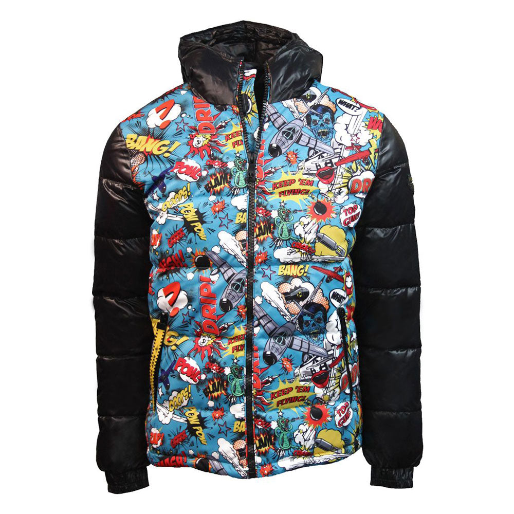 Top Gun Comics Down Jacket Black