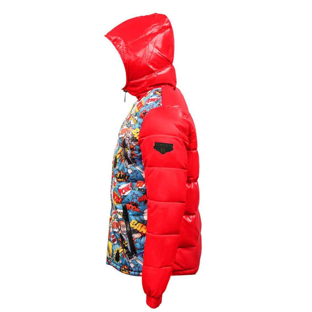 Top Gun Comics Down Jacket Red