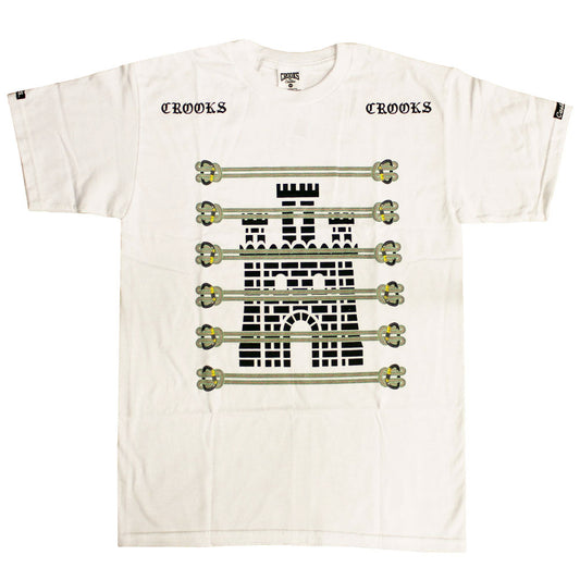 Crooks & Castles Castle Cordage T-shirt White