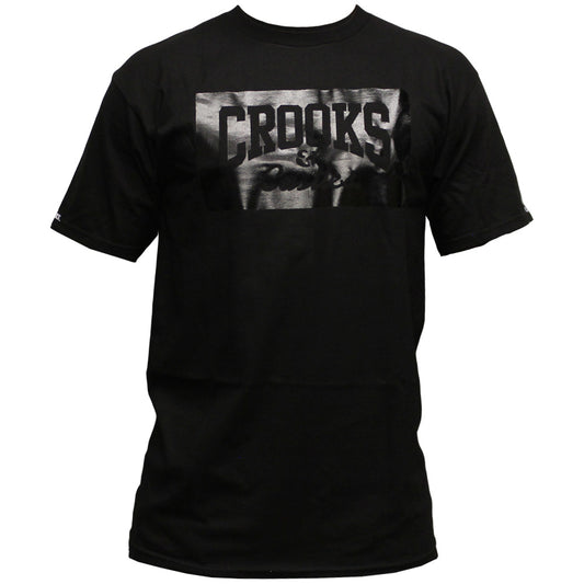Crooks & Castles Core logo T-Shirt Black