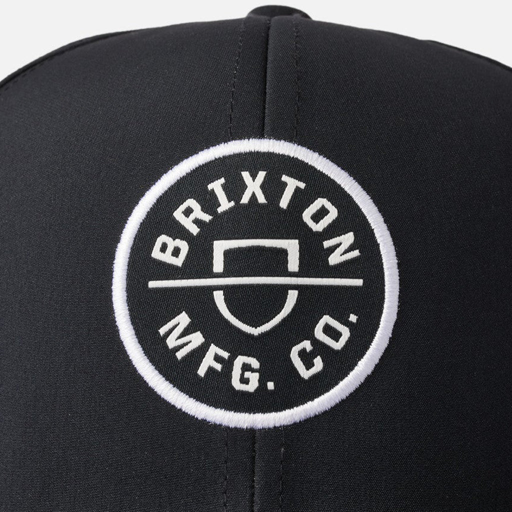 Brixton Crest X MP Snapback Cap Black