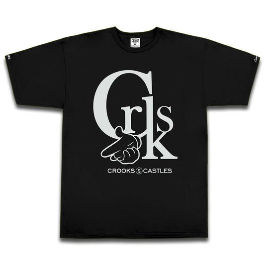 Crooks & Castles CRKS Airgun Logo Tee Black