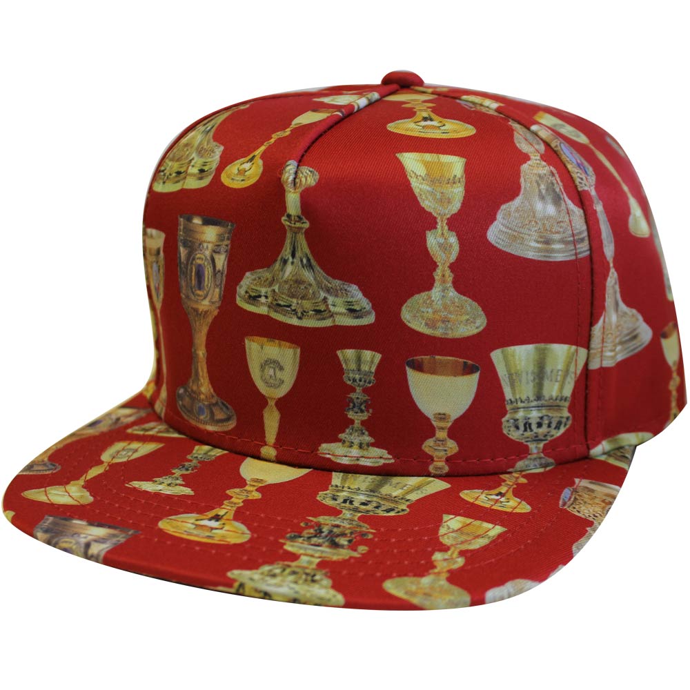 Crooks & Castles Holy Grail Snapback Cap Red