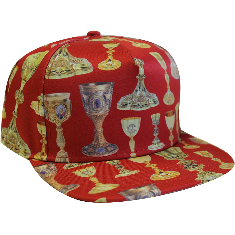 Crooks & Castles Holy Grail Snapback Cap Red