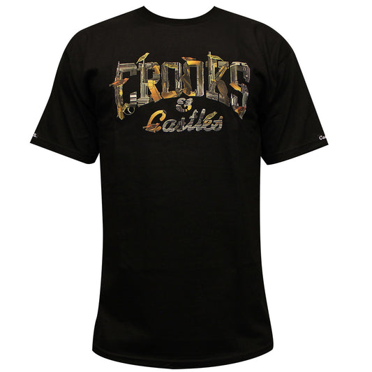 Crooks & Castles Firearm Core Logo T-shirt Black