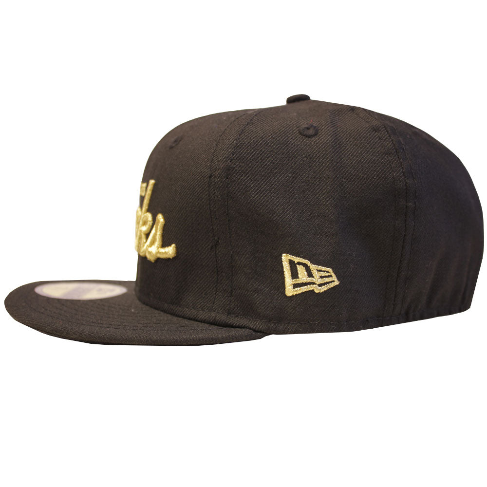 Crooks & Castles Team Crooks Fitted Baseball Cap Black Gold