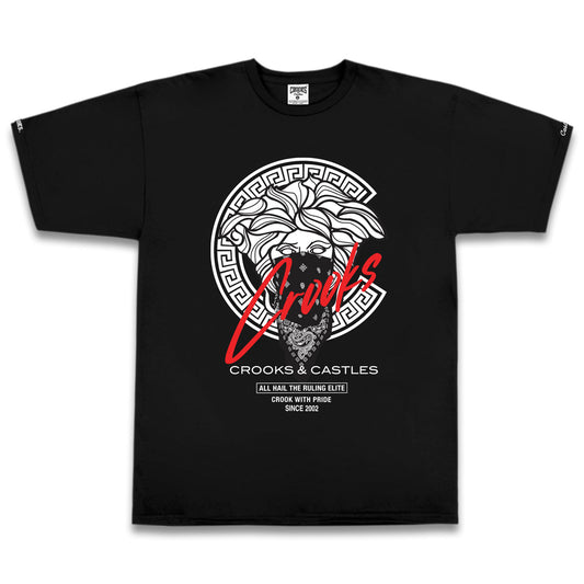 Crooks & Castles C Script T-shirt Black