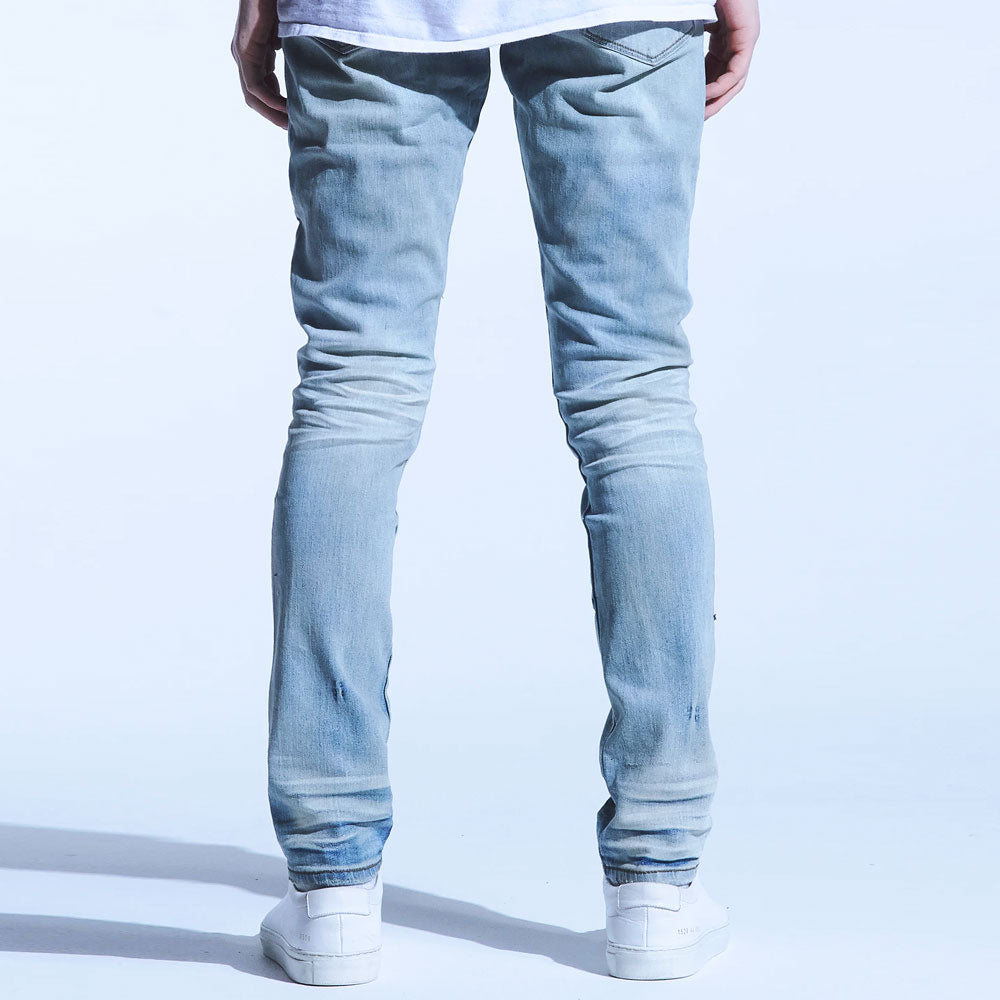 Embellish Culver Standard Denim Jeans Light Indigo Wash