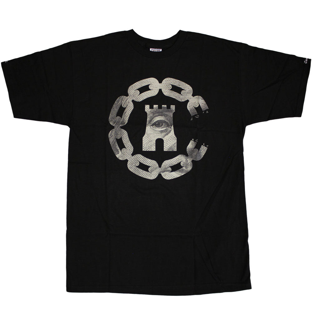 Crooks & Castles Currency Chain C T-Shirt Black