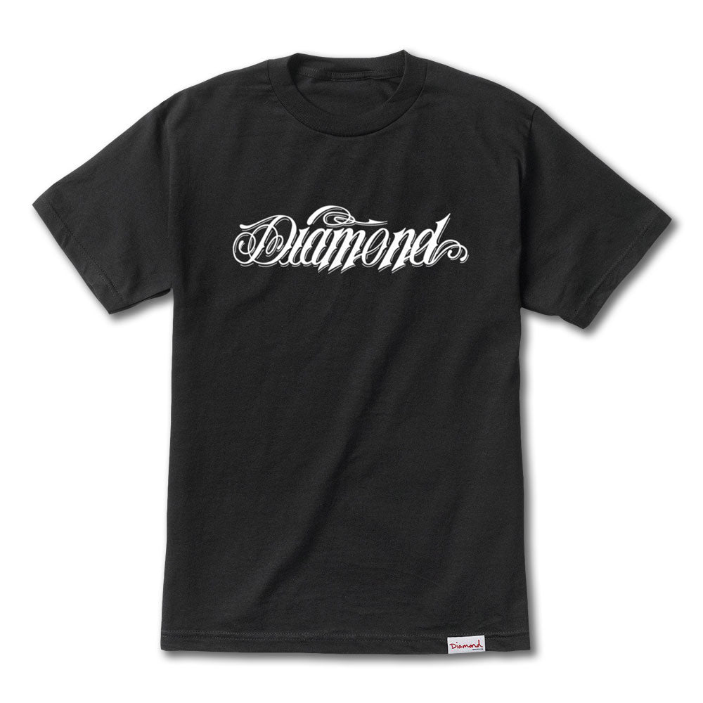 Diamond Supply Co Diamond Giant Script T-shirt Black