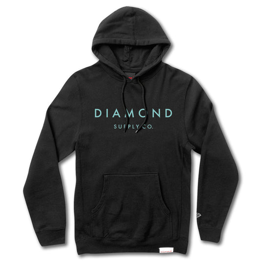 Diamond Supply Co Stone Cut Pullover Hoodie Black