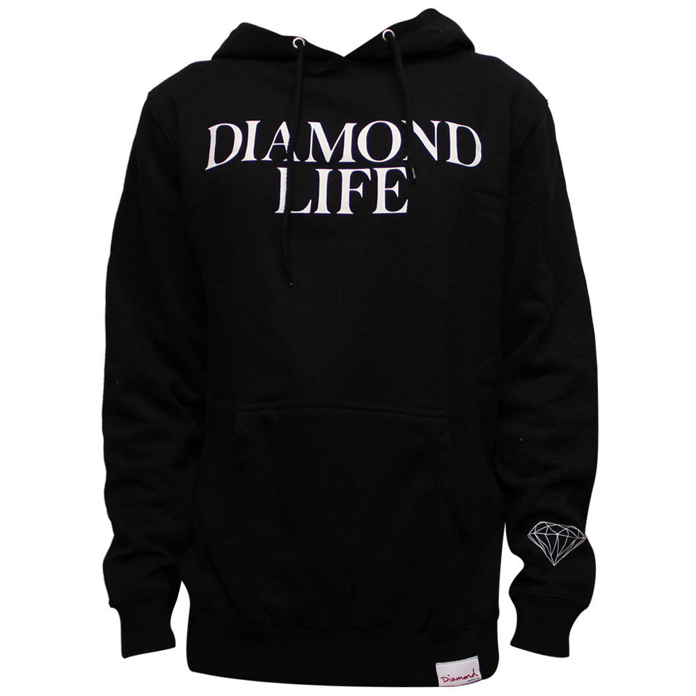 Diamond Supply Co Diamond Life Hoodie Black