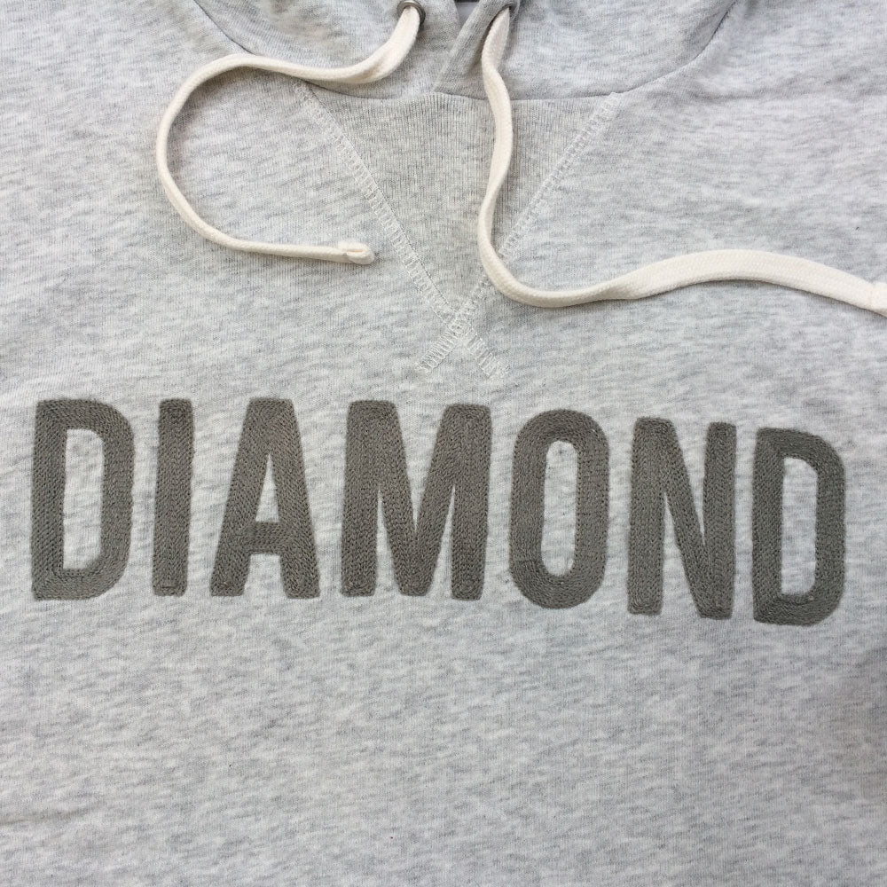 Diamond Supply Co Diamond French Terry Pullover Hoodie Heather Grey