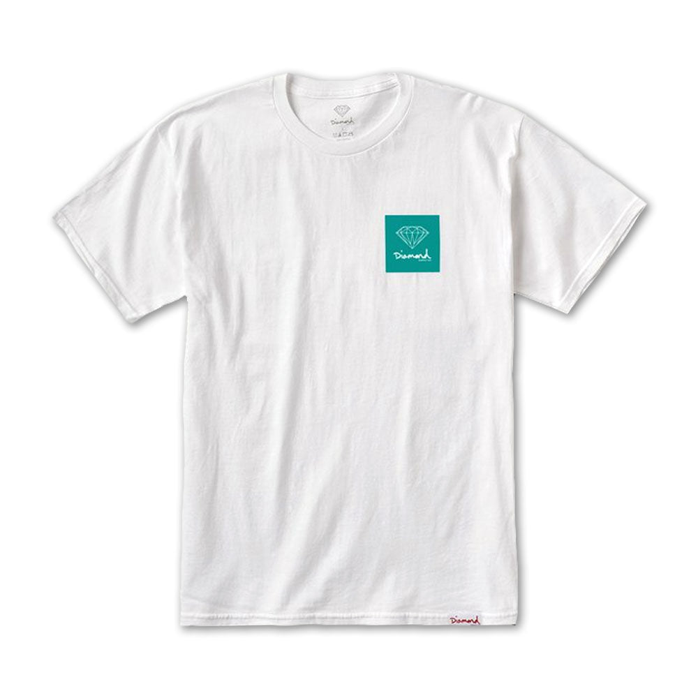 Diamond Supply Co Mini OG Sign T-shirt White Green