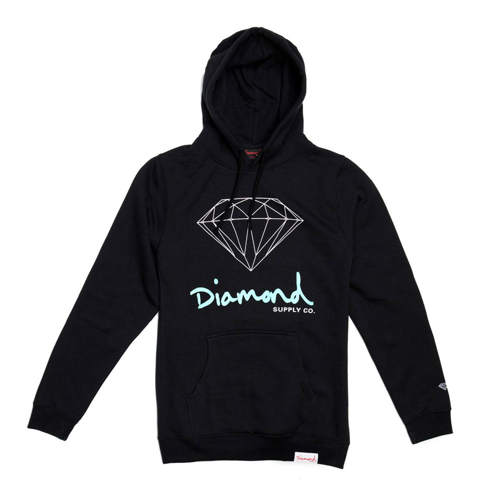 Diamond Supply Co OG Sign Core Hoodie Black