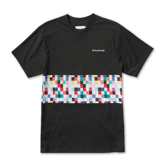 Diamond Supply Co Pixel Panel T-shirt Black