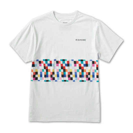 Diamond Supply Co Pixel Panel T-shirt White