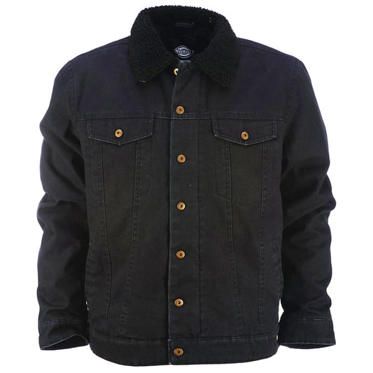 Dickies Glenside Sherpa Fleece Lined Jacket Black