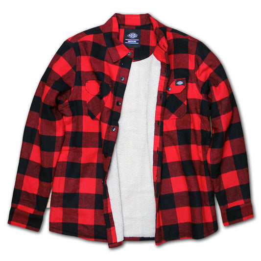 Dickies Lansdale Lined Over Shirt Red