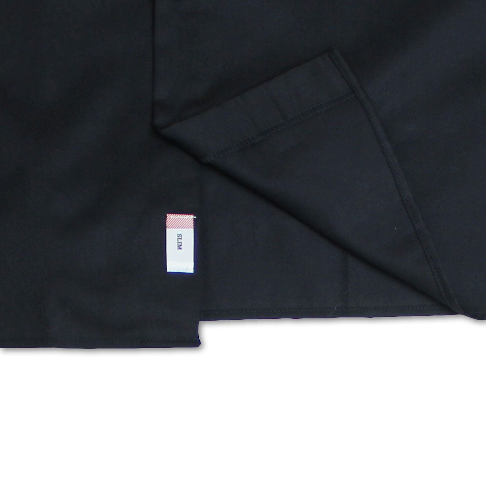 Dickies Slim Fit Short Sleeve Work Shirt Black