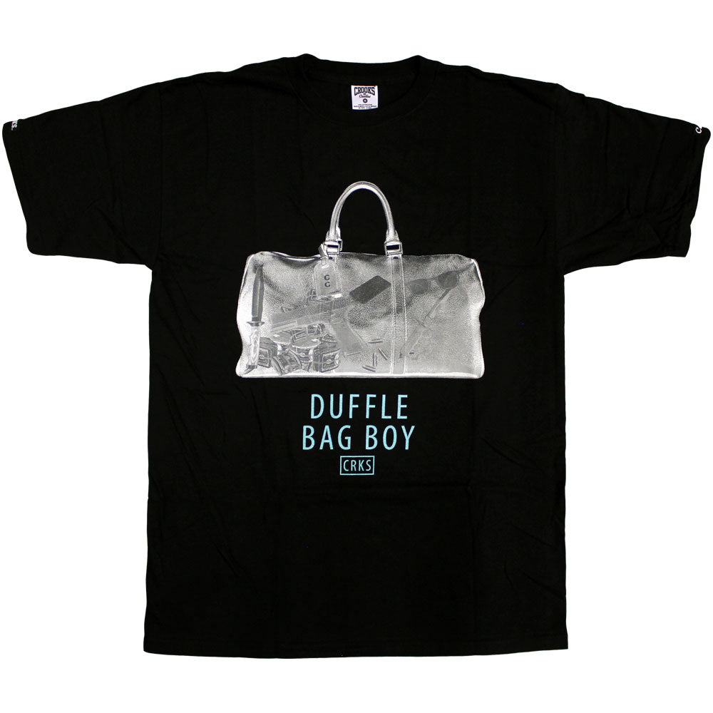 Crooks & Castles Duffle Bag T-Shirt Black