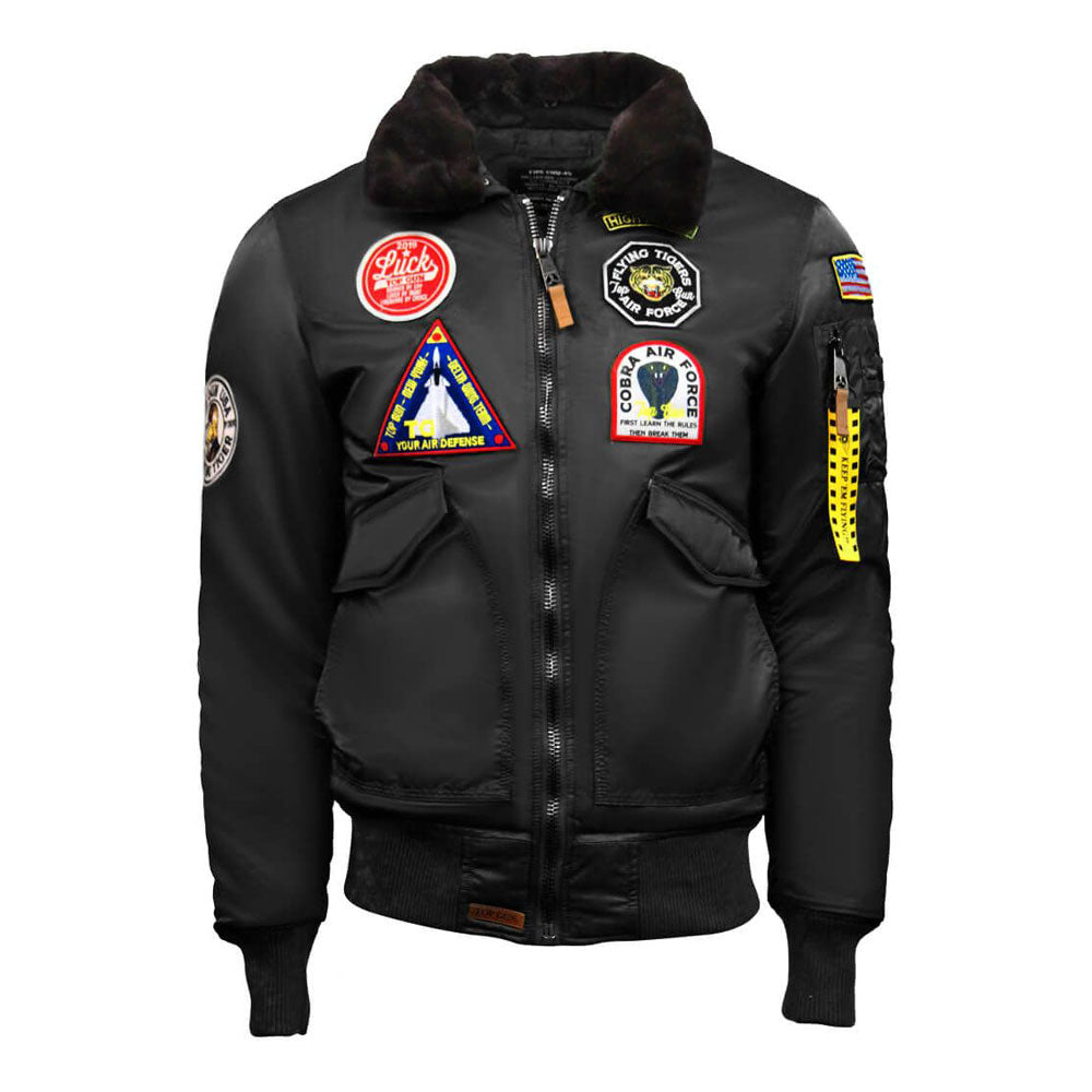 Top Gun Eagle CW45 Bomber Jacket Black