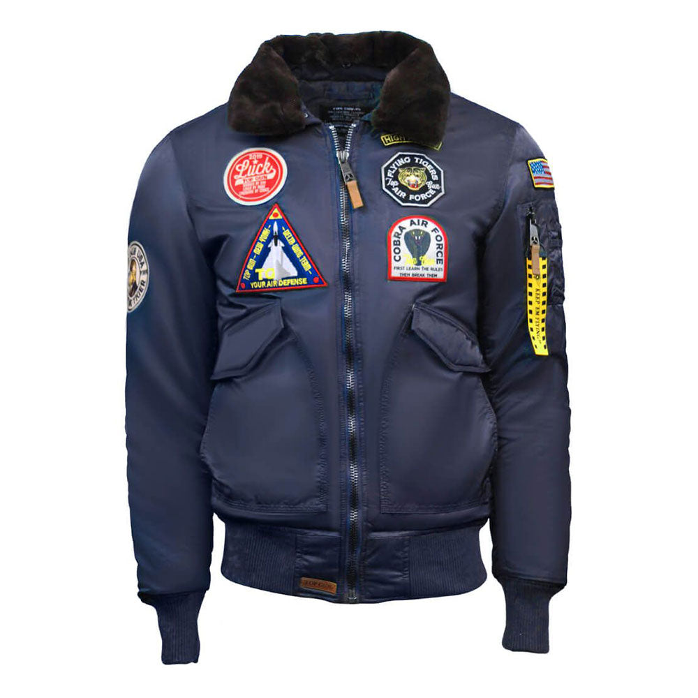 Top Gun Eagle CW45 Bomber Jacket Navy