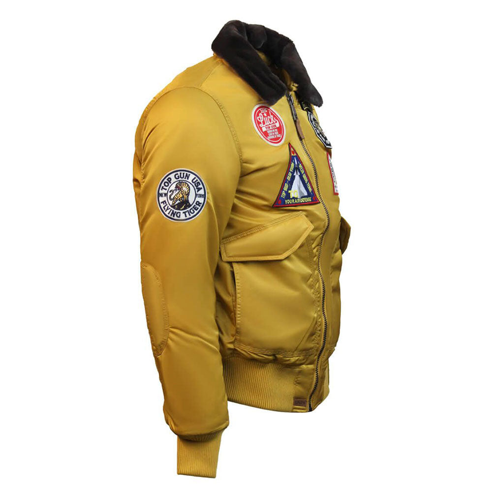 Top Gun Eagle CW45 Bomber Jacket Wheat