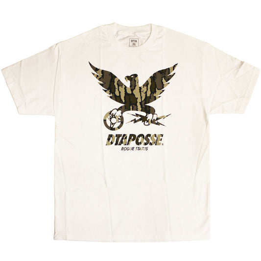 DTA Camo Eagle T-Shirt White Military Camo