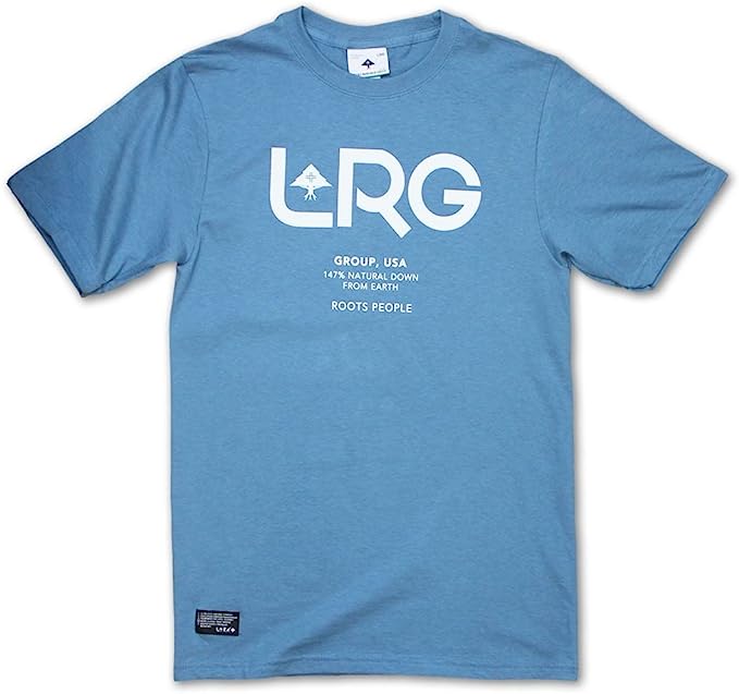 LRG Earth Down T-shirt Bluestone