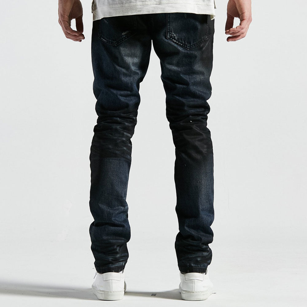 Embellish Bad Biker Denim Jeans Deep Indigo