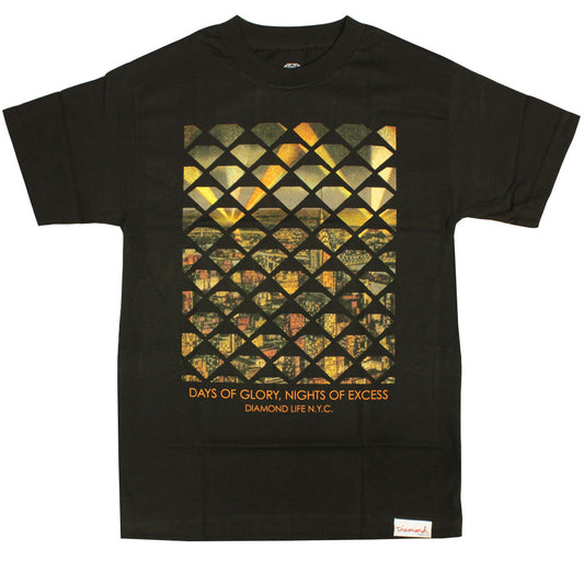 Diamond Supply Co NYC Excess T-shirt Black