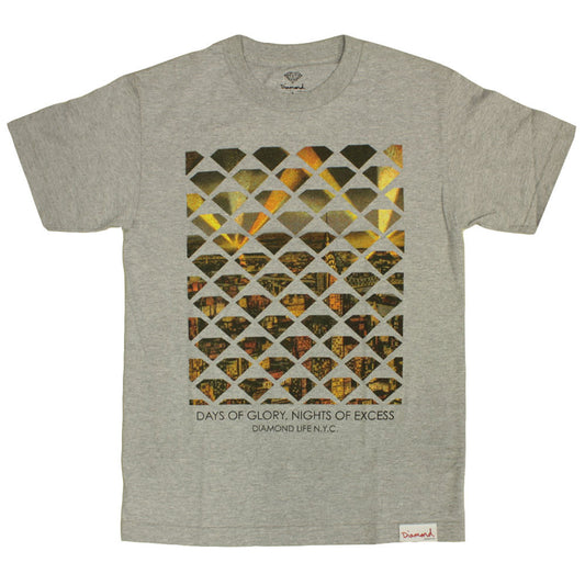 Diamond Supply Co NYC Excess T-shirt Heather