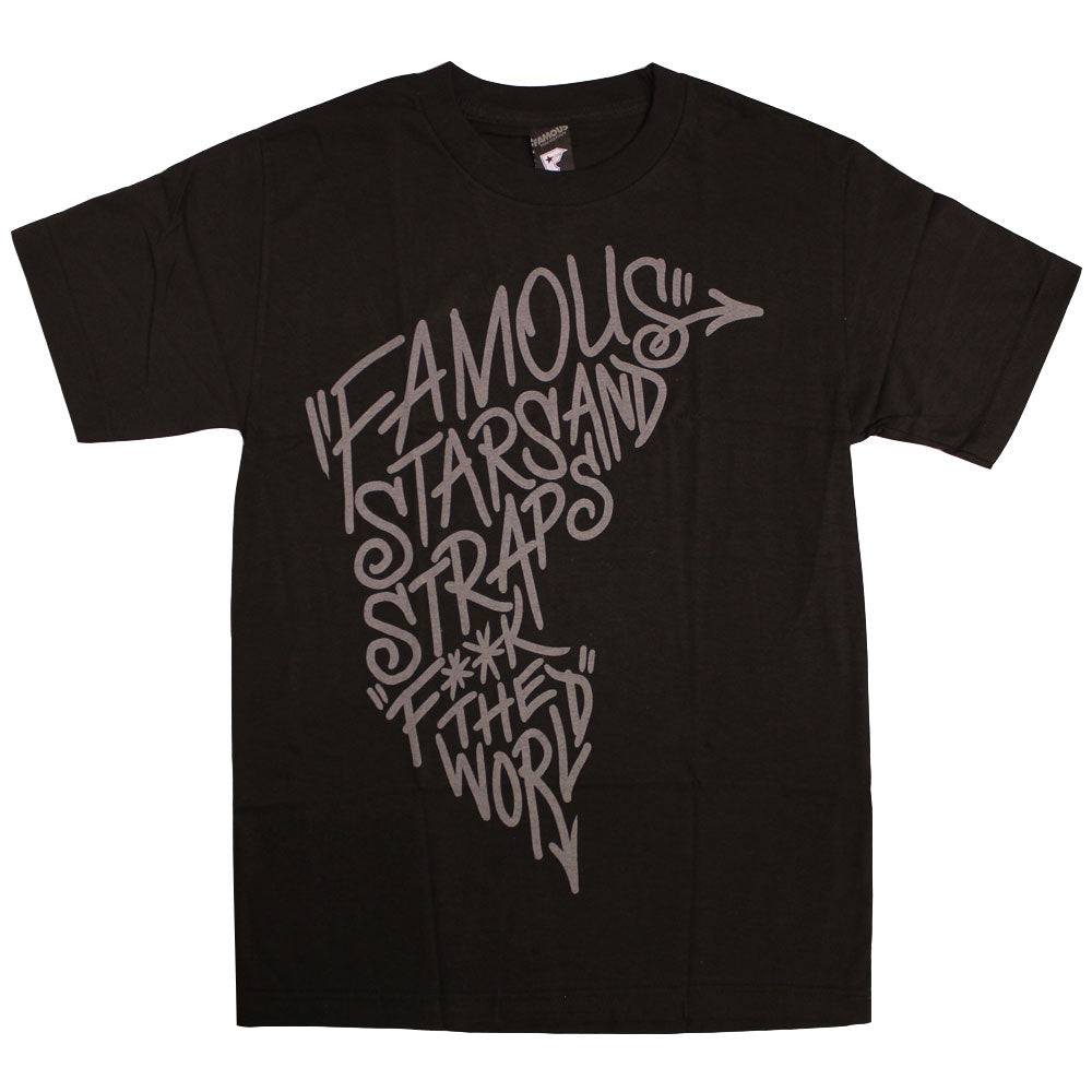 Famous Stars and Straps BOH FTW T-Shirt Black Grey