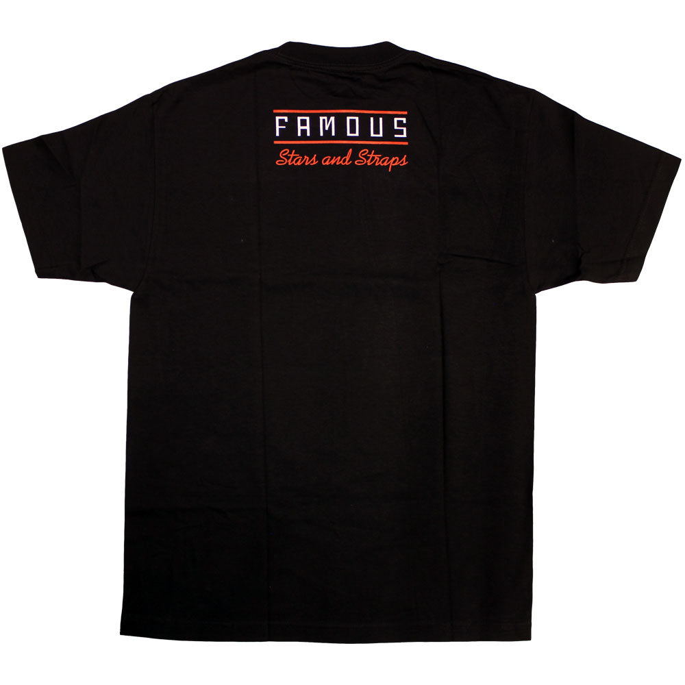 Famous Stars and Straps Fam Respect T-Shirt Black Red