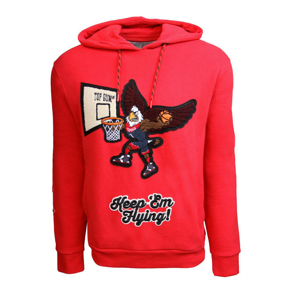 Top Gun Keep'em Flying Pullover Hoodie Red