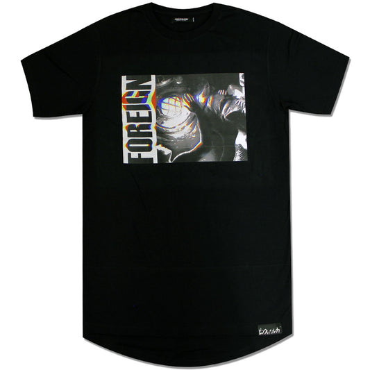 Pink Dolphin Foreign Crop T-Shirt Black