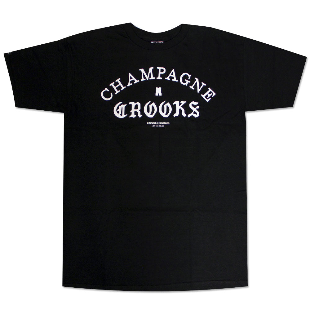 Crooks & Castles Champagne Crooks T-shirt Black