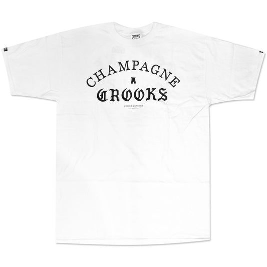 Crooks & Castles Champagne Crooks T-shirt White