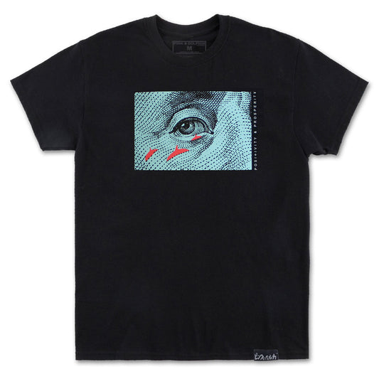 Pink Dolphin Franklin T-Shirt Black