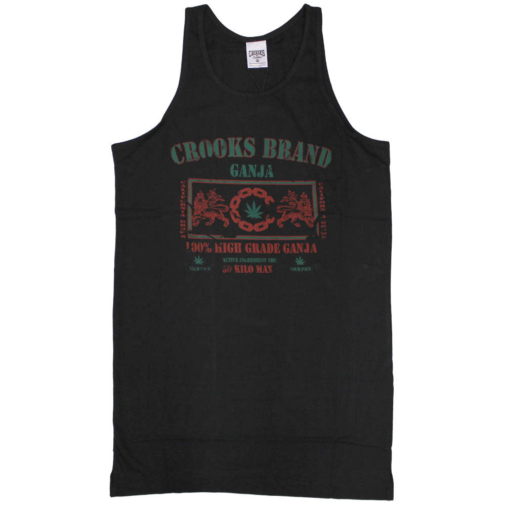 Crooks & Castles Ganja Tank Top Black