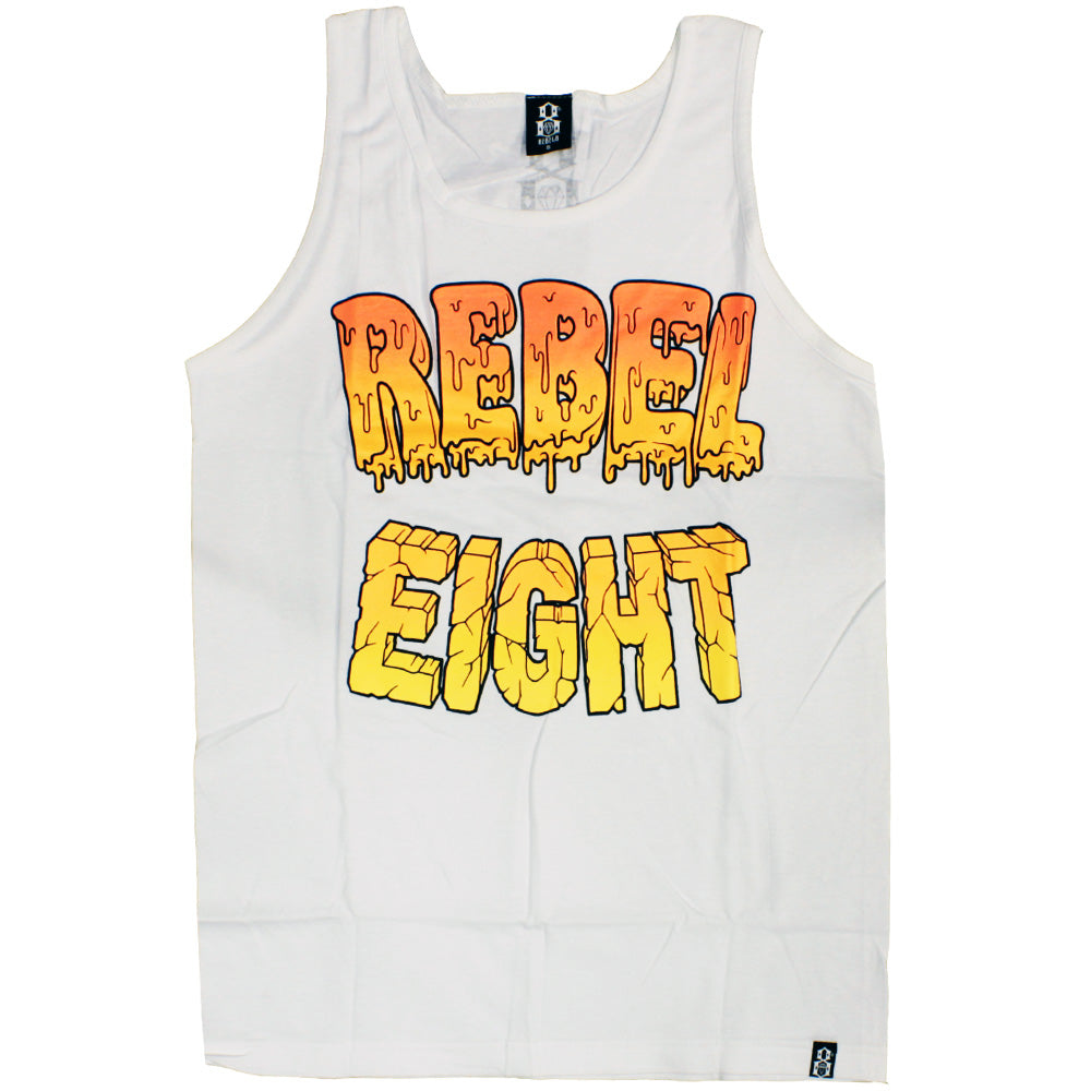 Rebel8 Goo Tank Top White